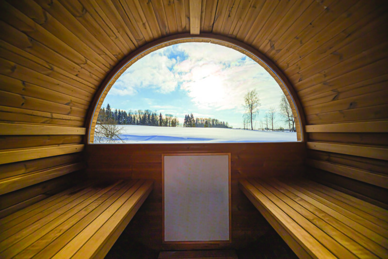 Hekla Barrel Sauna for sale