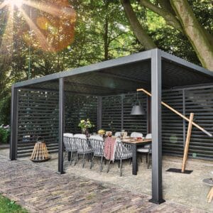 Meranza louvered aluminium pergola for sale