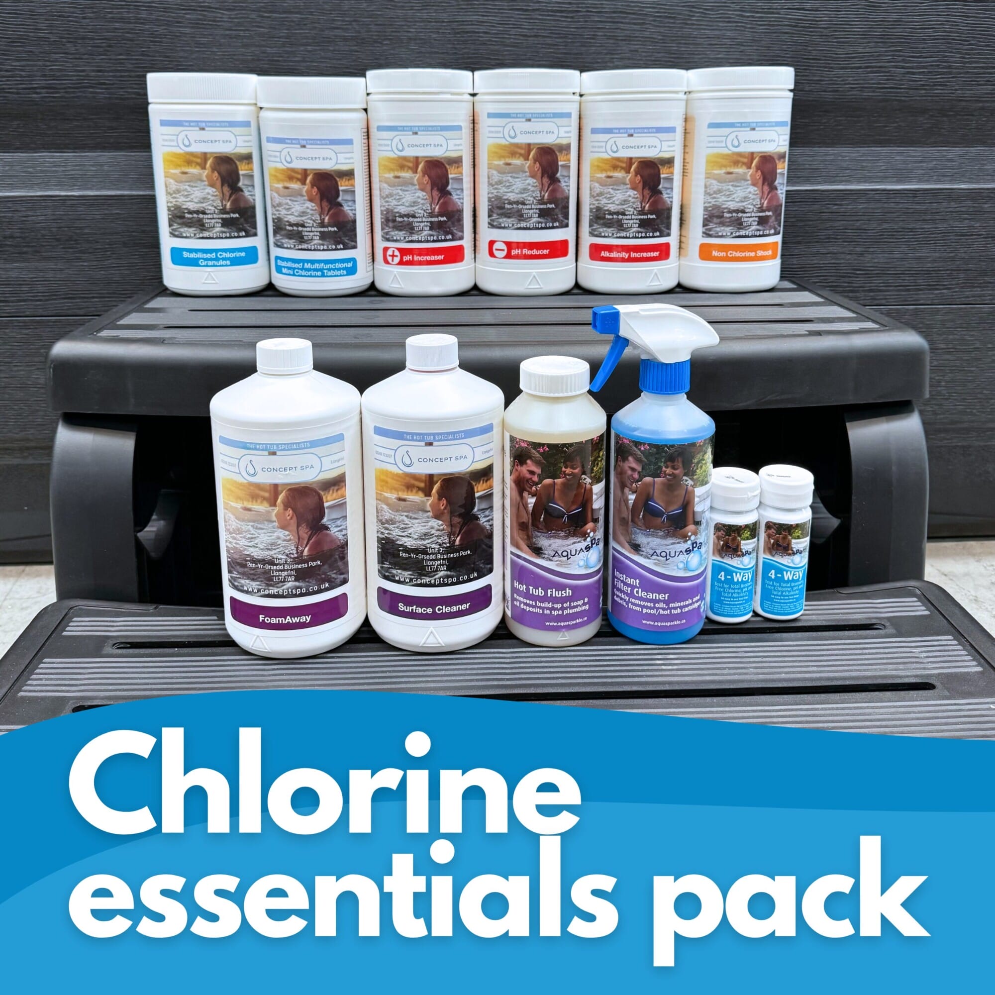 Chlorine essentials chemical pack